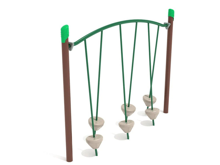Playground Equipment Single Post Tilted Pebble Bridge (PGS029) - SchoolOutlet