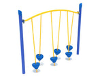 Playground Equipment Single Post Tilted Pebble Bridge (PGS029) - SchoolOutlet