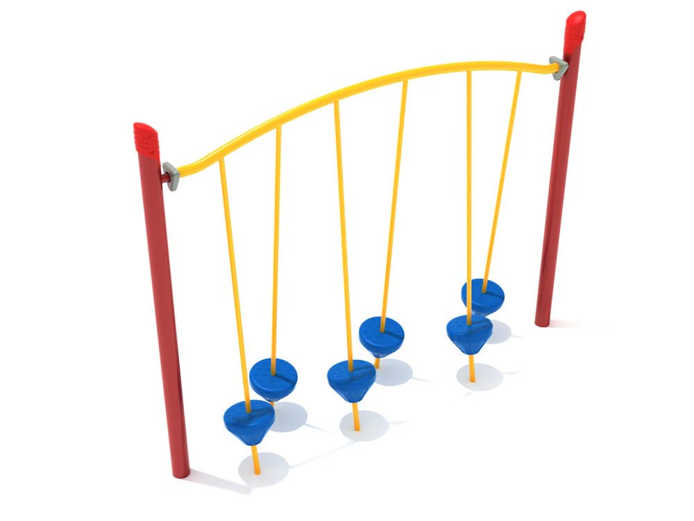 Playground Equipment Single Post Tilted Pebble Bridge (PGS029) - SchoolOutlet