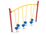 Playground Equipment Single Post Tilted Pebble Bridge (PGS029) - SchoolOutlet