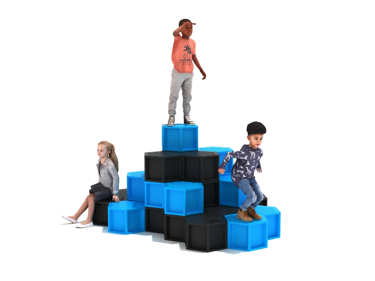 Playground Equipment Mountaintop Honeycomb Climber (PHC001) - SchoolOutlet