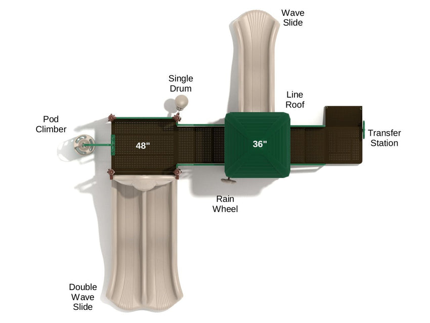 Playground Equipment Granite Manor Play System (PKP004X) - SchoolOutlet