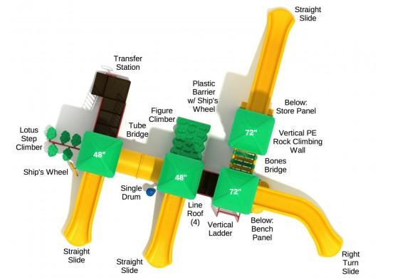 Playground Equipment Figg's Landing (PKP012X) - SchoolOutlet