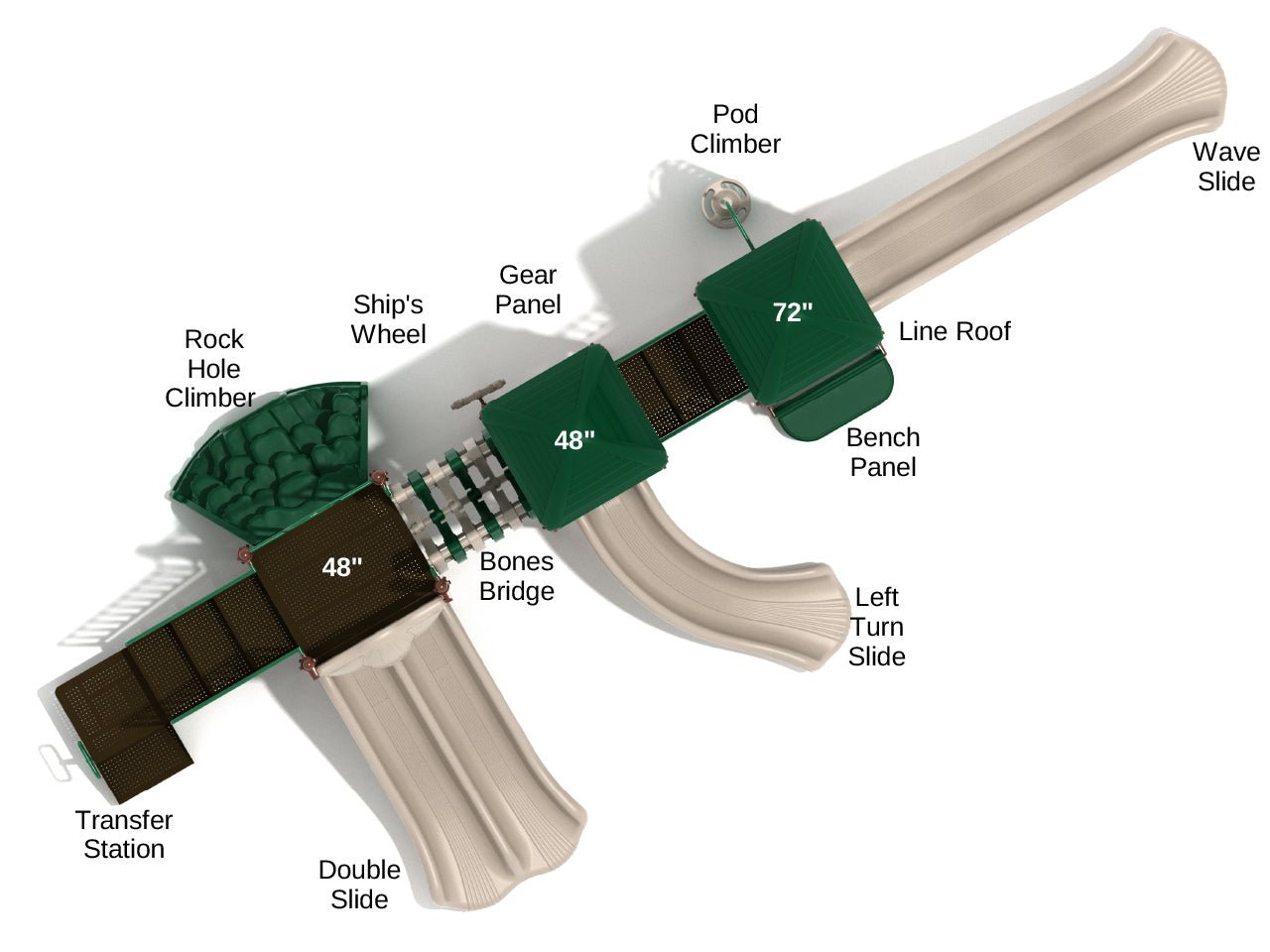 Playground Equipment Ladera Heights (PKP021X) - SchoolOutlet