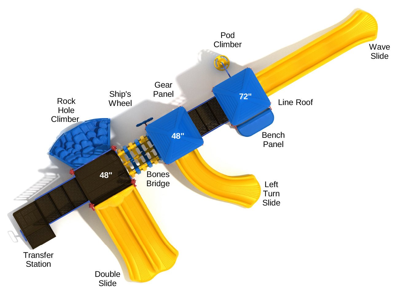 Playground Equipment Ladera Heights (PKP021X) - SchoolOutlet