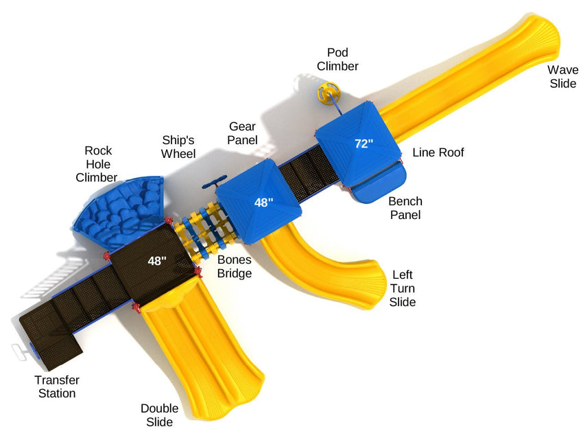Playground Equipment Ladera Heights (PKP021X) - SchoolOutlet