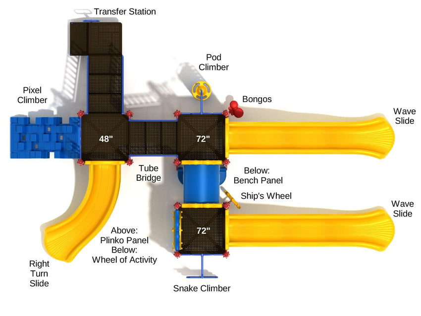 Playground Equipment Keystone Crossing (PKP027X) - SchoolOutlet