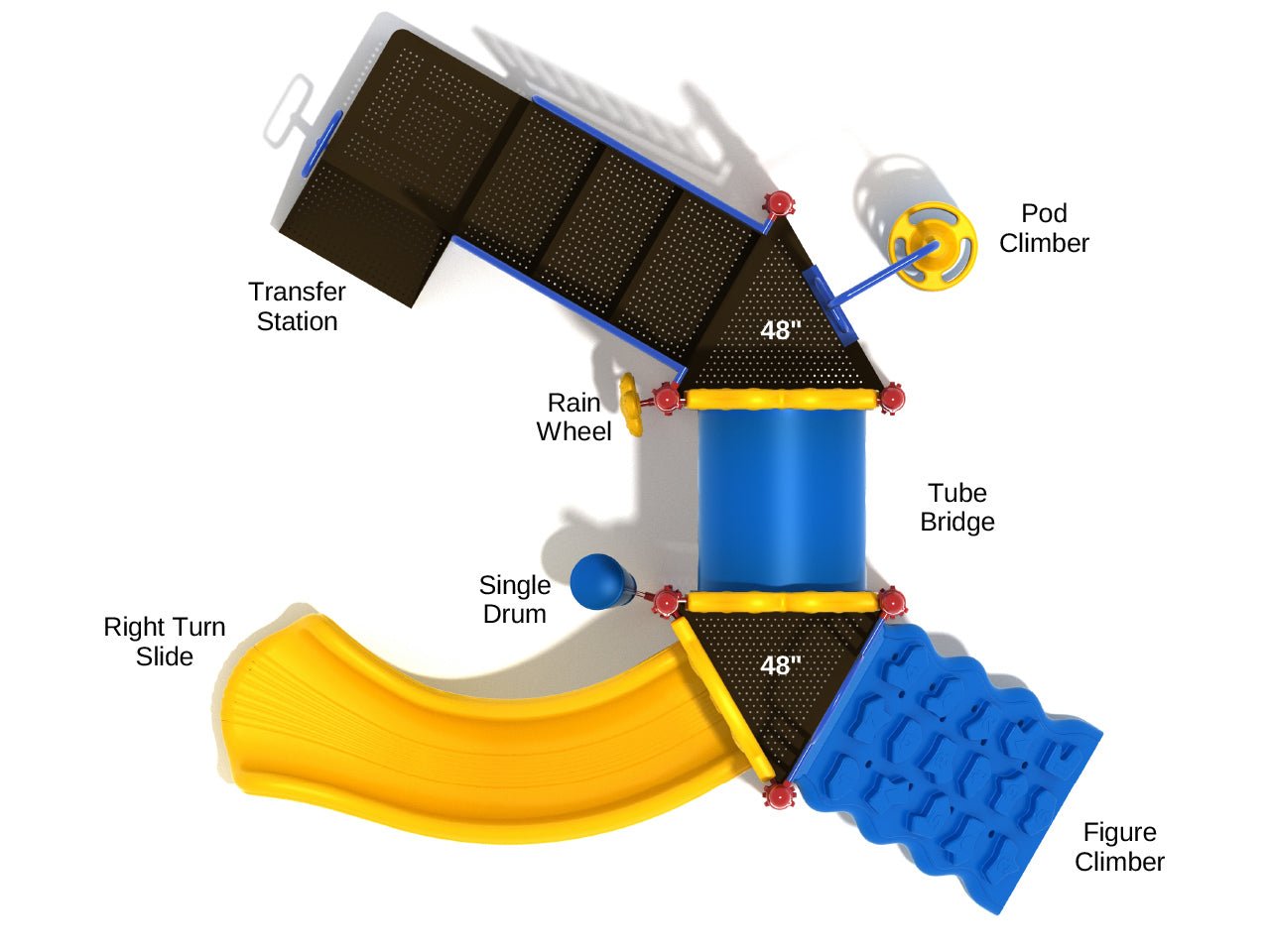 Playground Equipment Worthy Courage (PKP030X) - SchoolOutlet