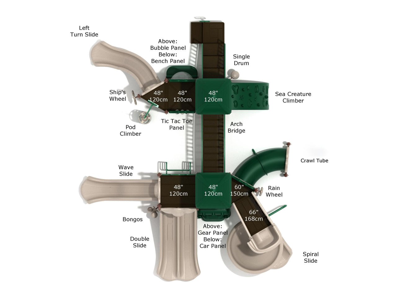 Playground Equipment Honolulu (PKP155X) - SchoolOutlet