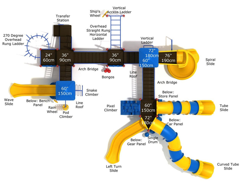 Playground Equipment Galveston (PKP217X) - SchoolOutlet