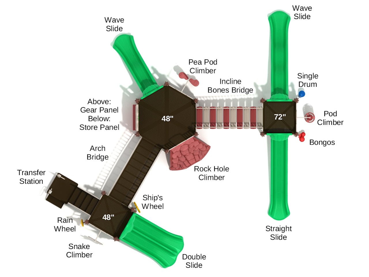 Playground Equipment McKinley (PMF001) - SchoolOutlet