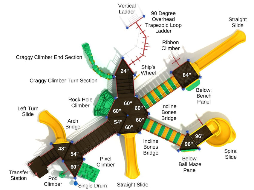 Playground Equipment Drexel Pointe (PMF045) - SchoolOutlet