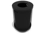 Playground Equipment 32 Gallon Expanded Steel Trash Receptacle with Liner (PSA003BKX) - SchoolOutlet