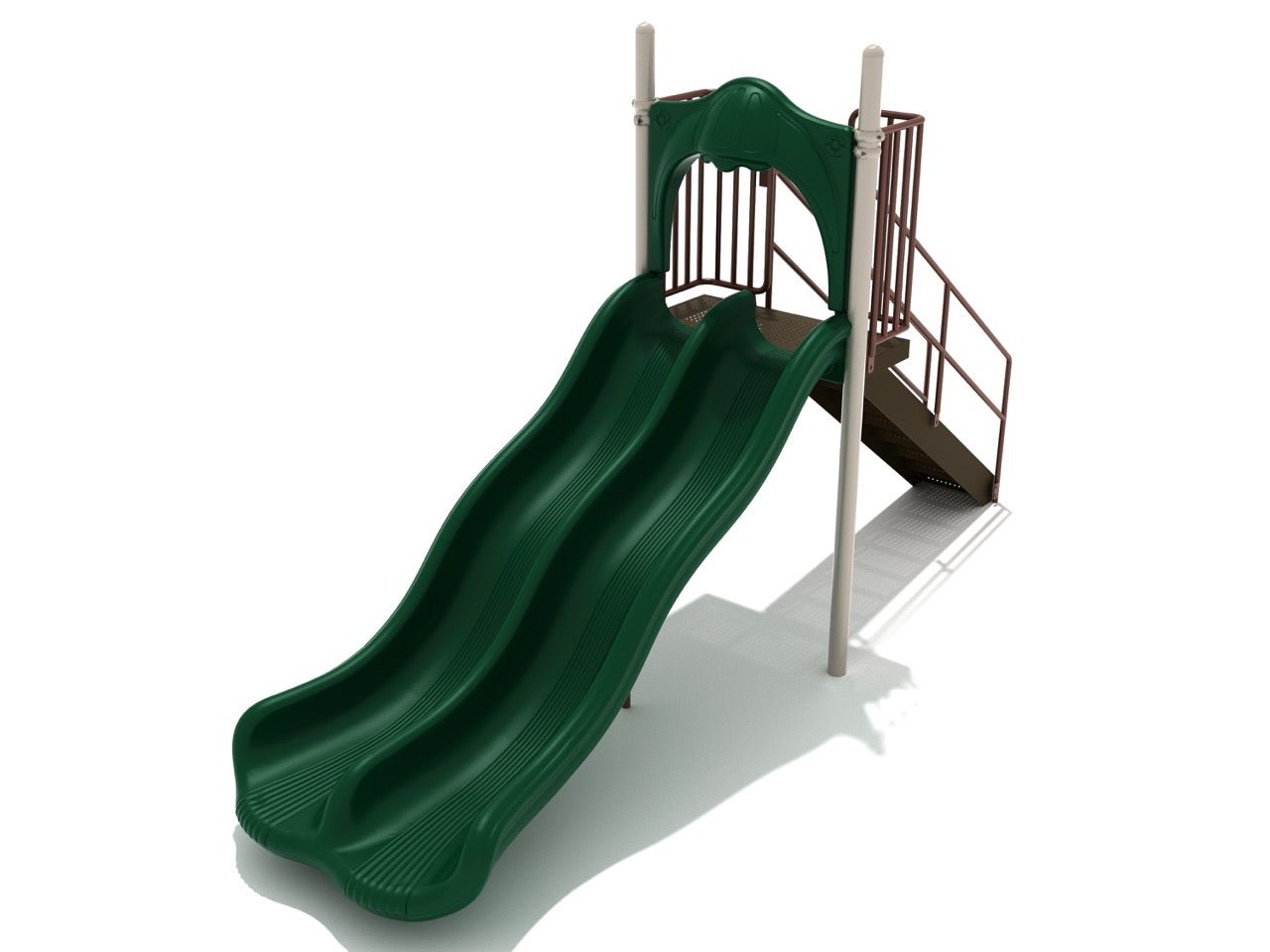 Playground Equipment 5 Foot Double Wave Slide (PSL005) - SchoolOutlet