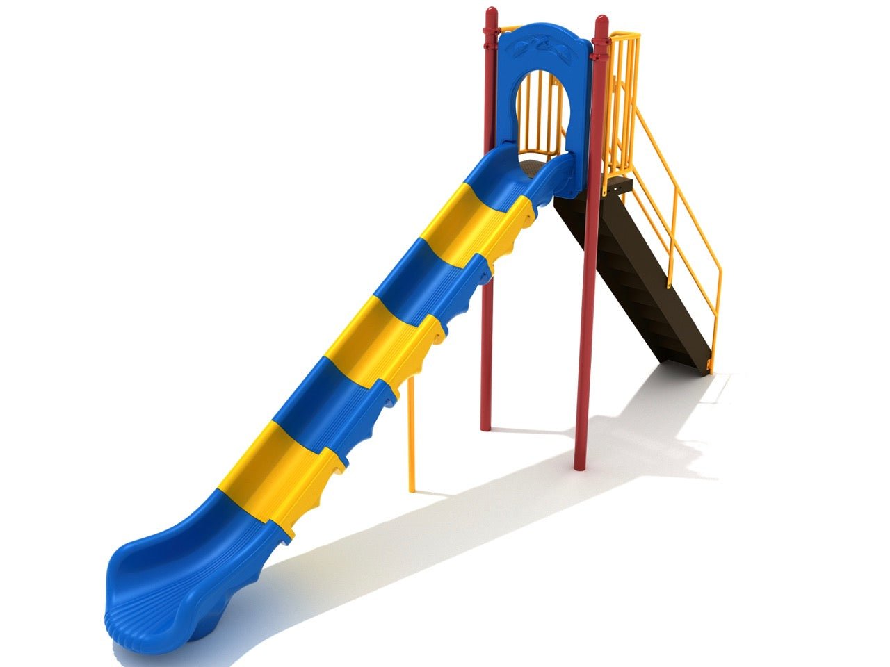 Playground Equipment 7 Foot Sectional Straight Slide (PSL010) - SchoolOutlet