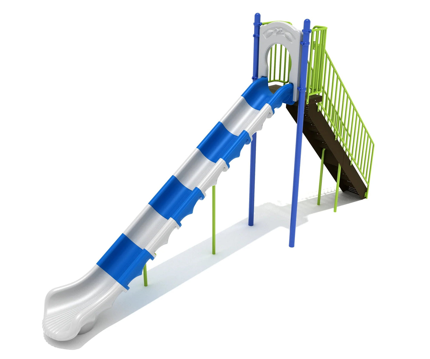 Playground Equipment 8 Foot Sectional Straight Slide (PSL011) - SchoolOutlet