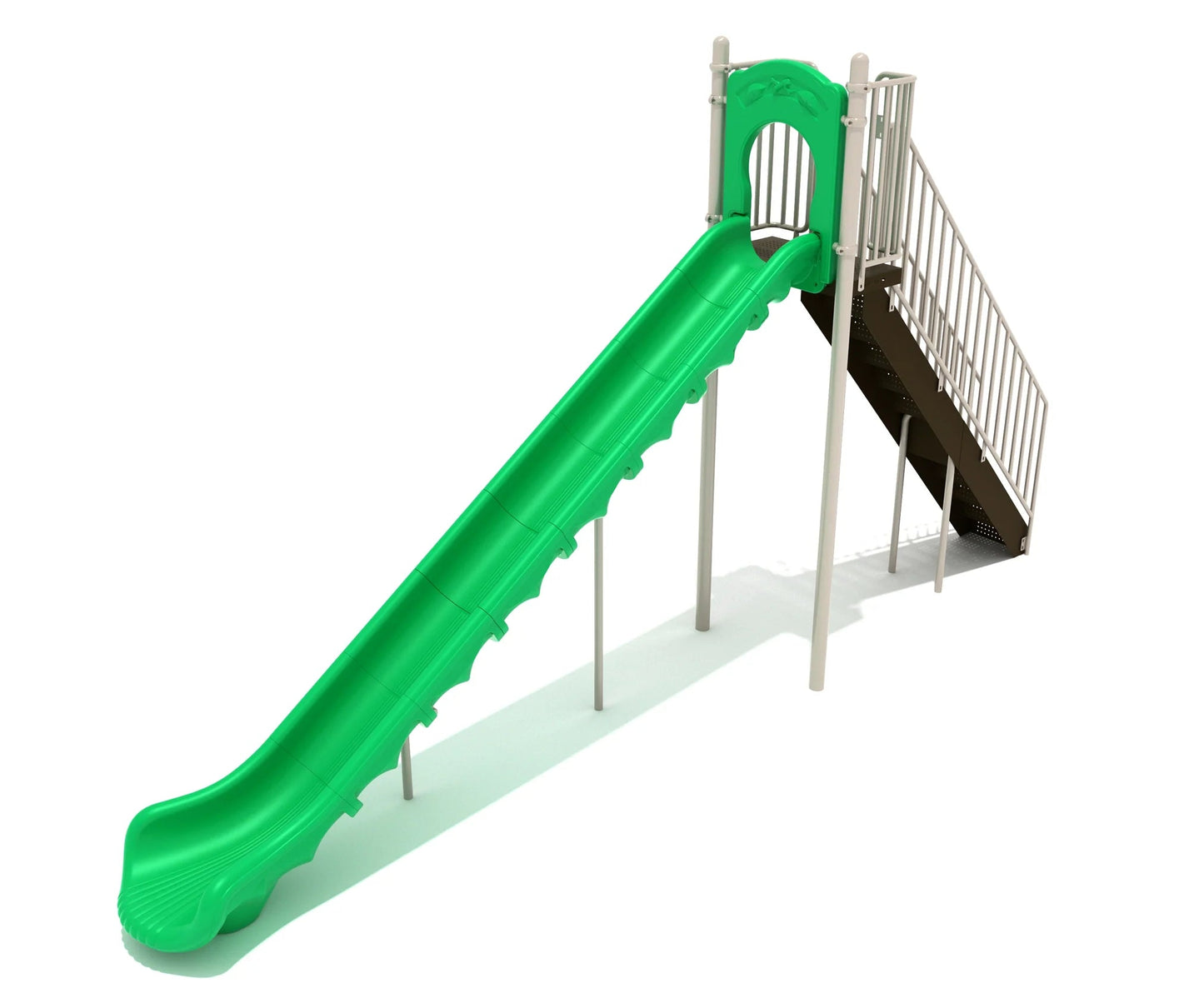 Playground Equipment 8 Foot Sectional Straight Slide (PSL011) - SchoolOutlet