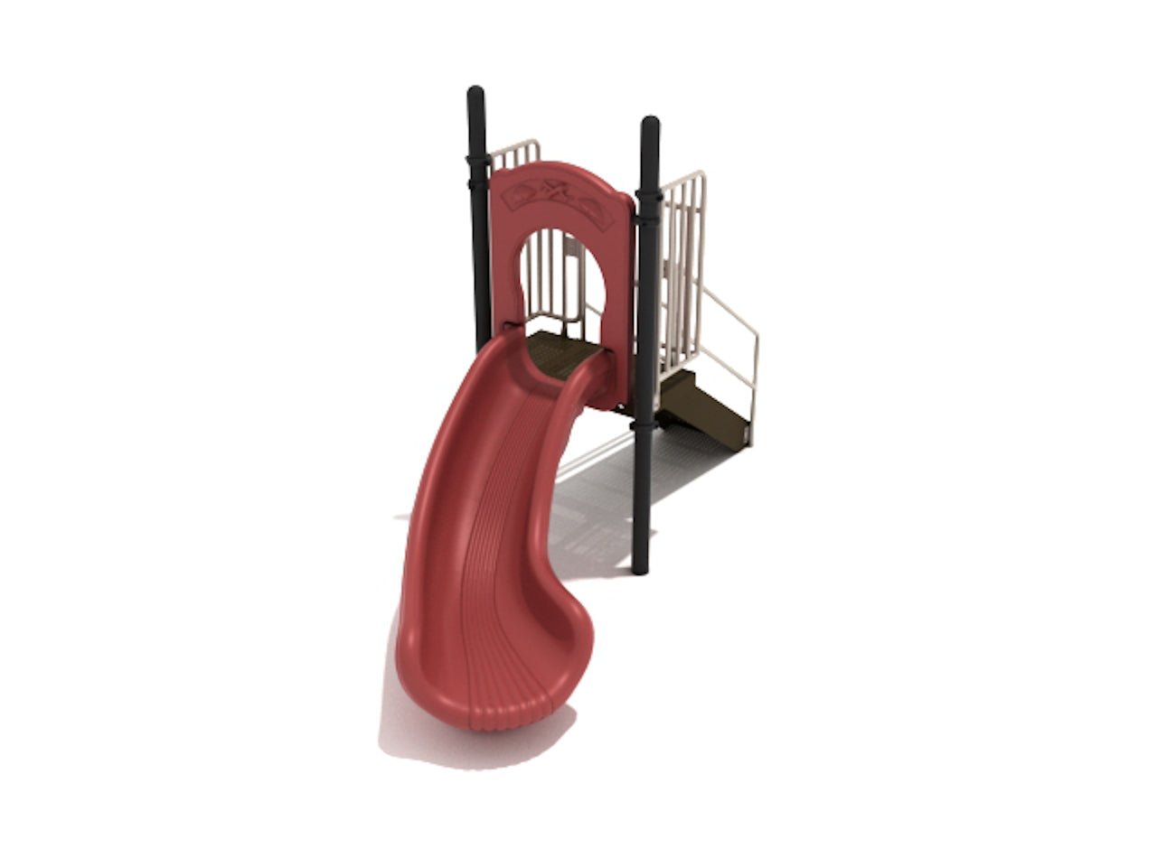 Playground Equipment 3 Foot Single Left Turn Slide (PSL012) - SchoolOutlet
