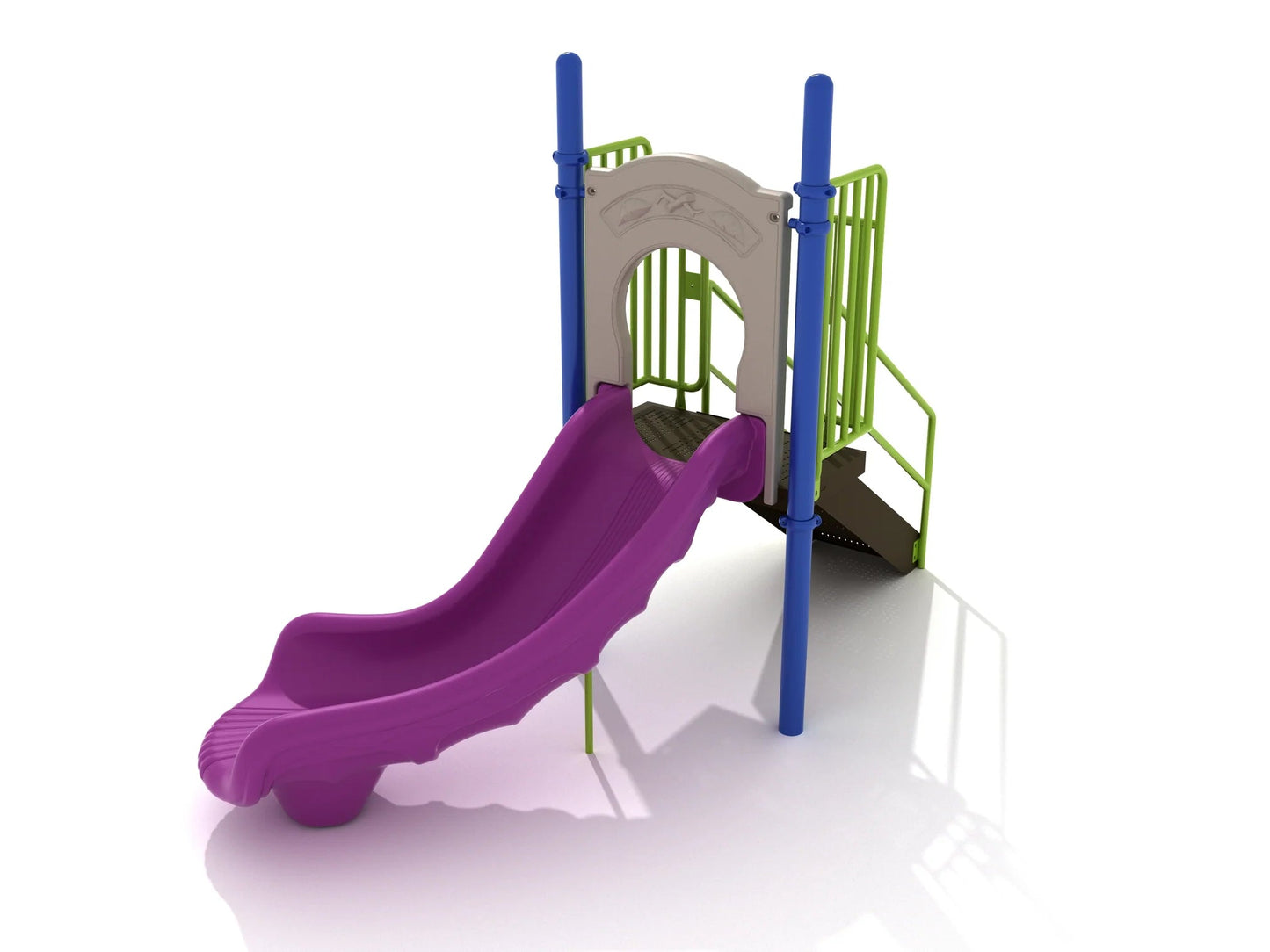 Playground Equipment 3 Foot Single Right Turn Slide (PSL013) - SchoolOutlet