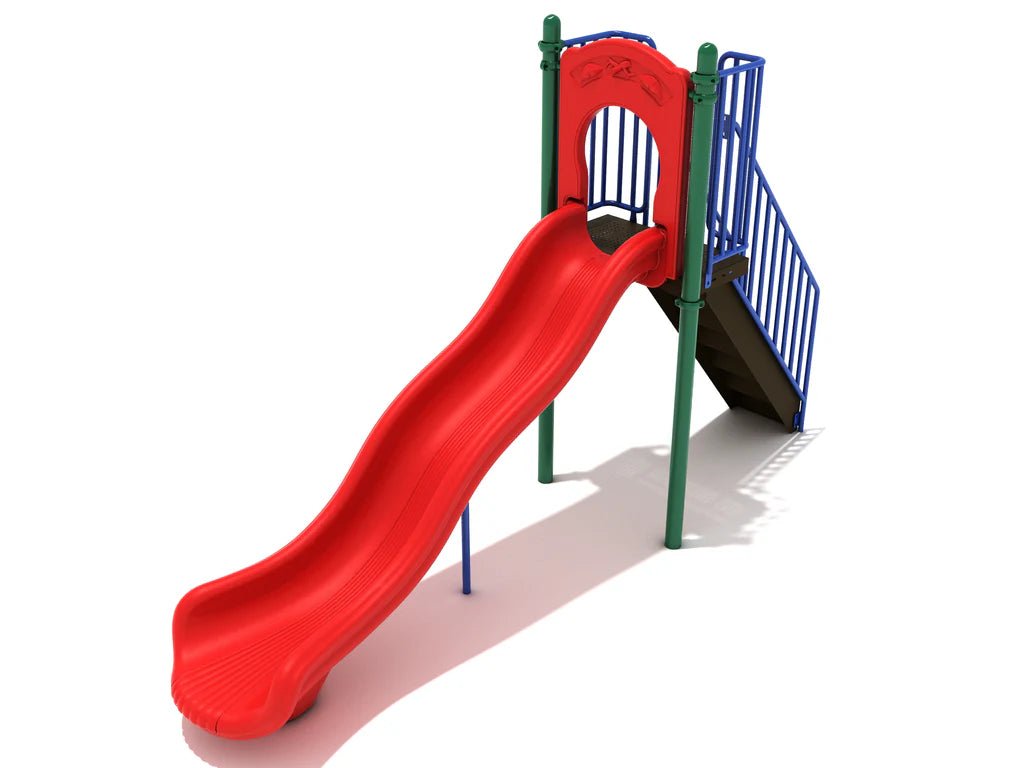 Playground Equipment 5 Foot Single Wave Slide (PSL020) - SchoolOutlet