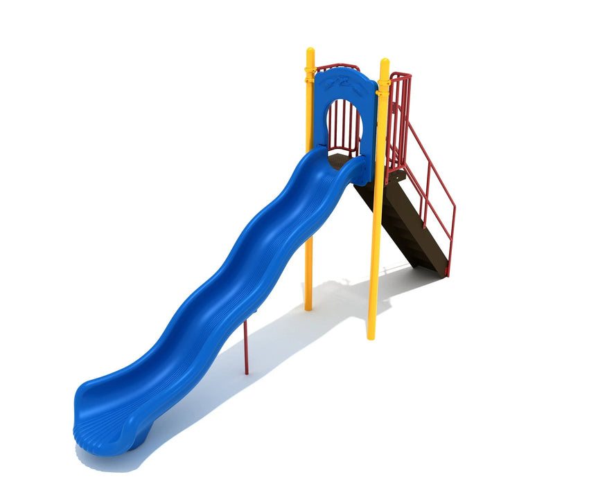 Playground Equipment 6 Foot Single Wave Slide (PSL021) - SchoolOutlet