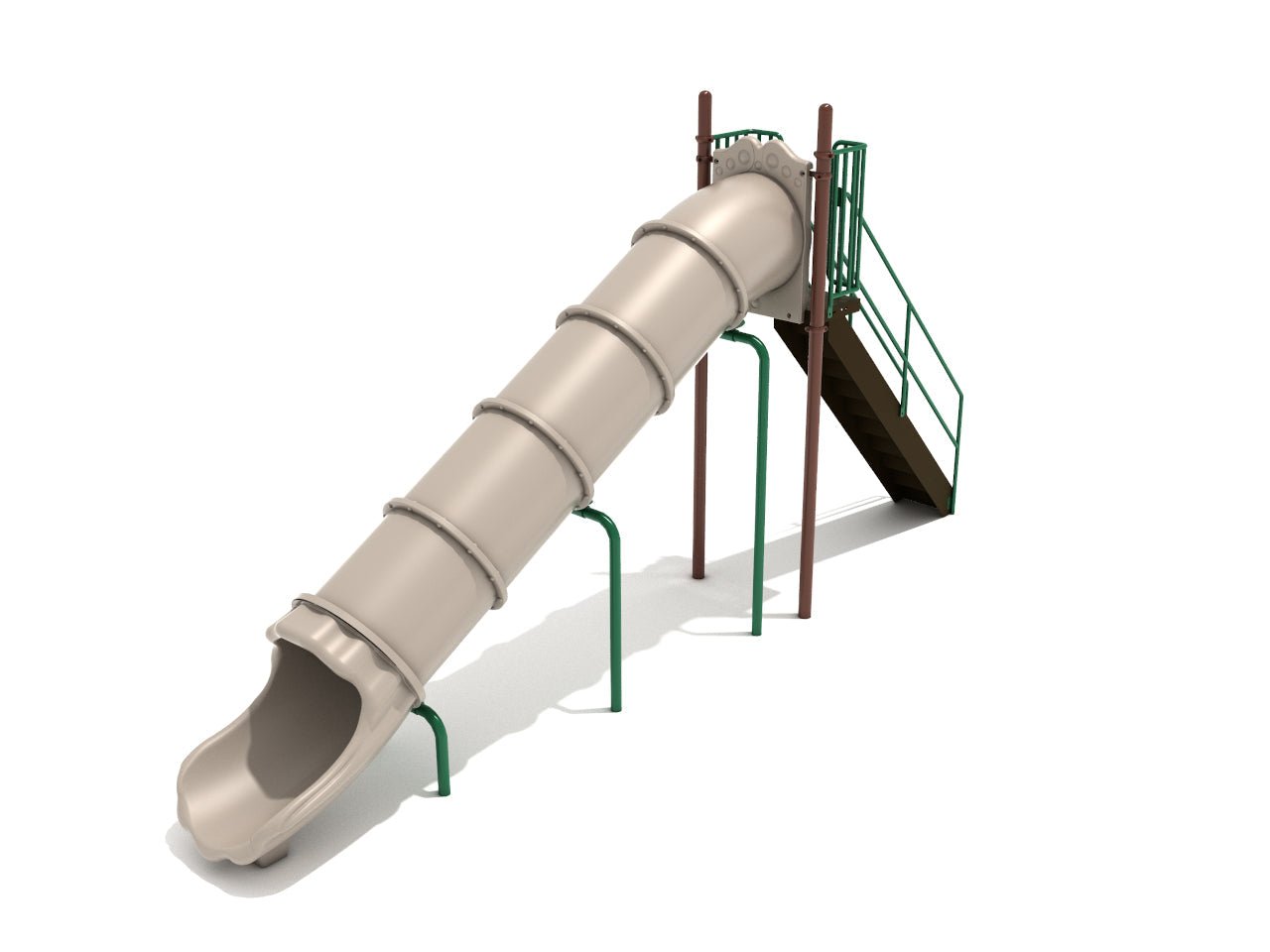 Playground Equipment 7 Foot Straight Tube Slide (PSL023) - SchoolOutlet
