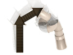 Playground Equipment 12 Foot Spiral Tube Slide (PSL034) - SchoolOutlet