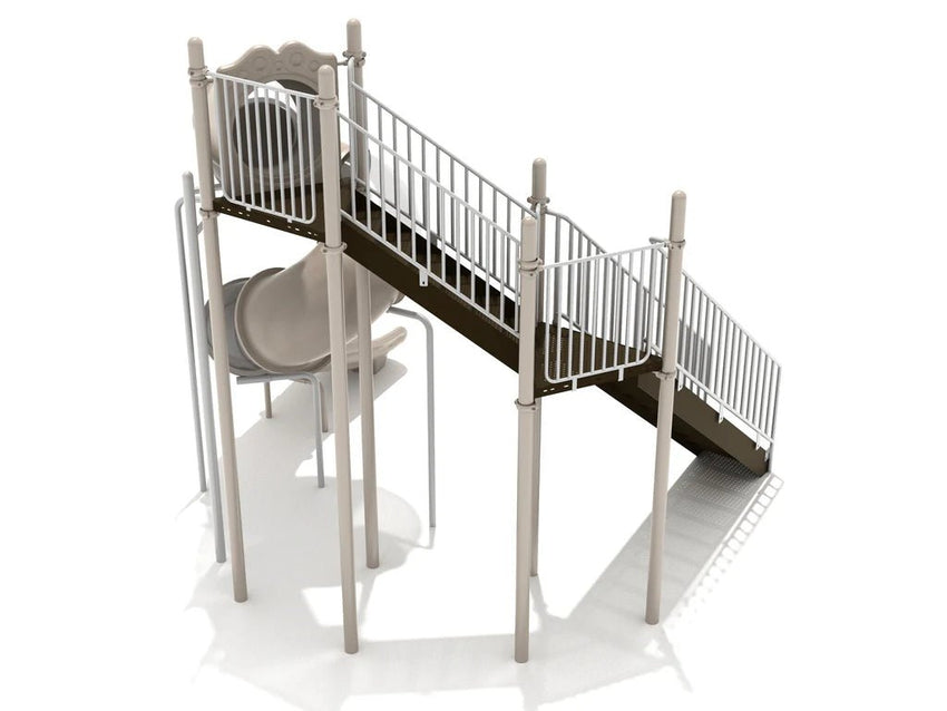 Playground Equipment 12 Foot Spiral Tube Slide (PSL034) - SchoolOutlet