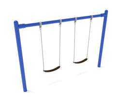 Playground Equipment 8 feet high Elite Single Post Swing - 1 Bay (PSW001X)
