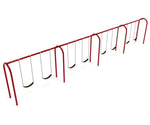 Playground Equipment 8 feet high Elite Arch Post Swing - 4 Bays (PSW008X) - SchoolOutlet