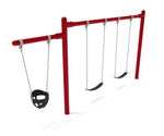 Playground Equipment 7/8 feet high Elite Cantilever Swing - 1 Bay 1 Cantilever (PSW110X) - SchoolOutlet