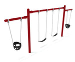 Playground Equipment 7/8 feet high Elite Cantilever Swing - 1 Bay 2 Cantilevers (PSW120X) - SchoolOutlet