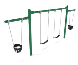 Playground Equipment 7/8 feet high Elite Cantilever Swing - 1 Bay 2 Cantilevers (PSW120X)