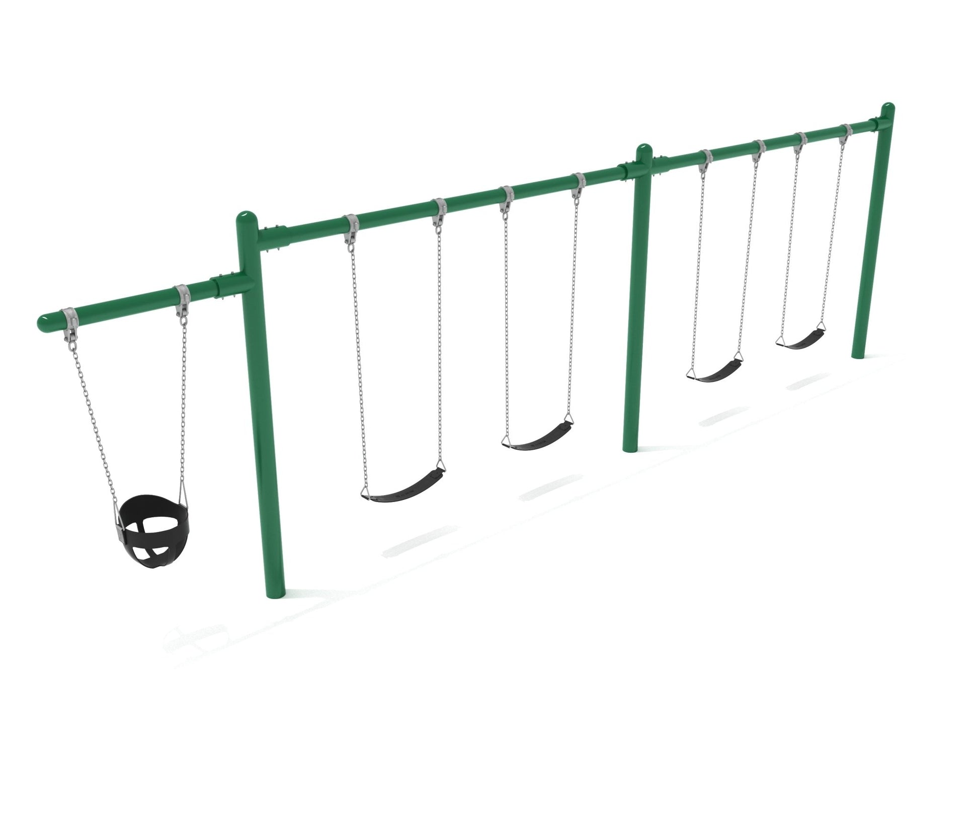 Playground Equipment 7/8 feet high Elite Cantilever Swing - 2 Bays 1 Cantilever (PSW210X) - SchoolOutlet