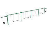 Playground Equipment 7/8 Feet High Elite Cantilever Swing - 4 Bay 2 Cantilevers (PSW420X) - SchoolOutlet