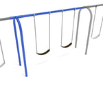 Playground Equipment 8 feet high Elite Arch Post Swing - Add a Bay (PSWAPADDX) - SchoolOutlet