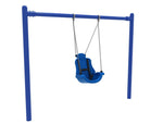 Playground Equipment 8 feet High Elite Single Post Adaptive Swing (PSWAS002X) - SchoolOutlet