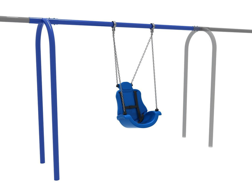 Playground Equipment 8 feet High Elite Arch Post Adaptive Swing - Add a Bay (PSWASADD001DX) - SchoolOutlet