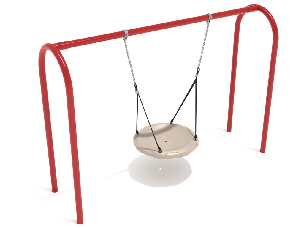 Playground Equipment 7 feet High Elite Arch Post Nest Swing (PSWNT001WSX) - SchoolOutlet