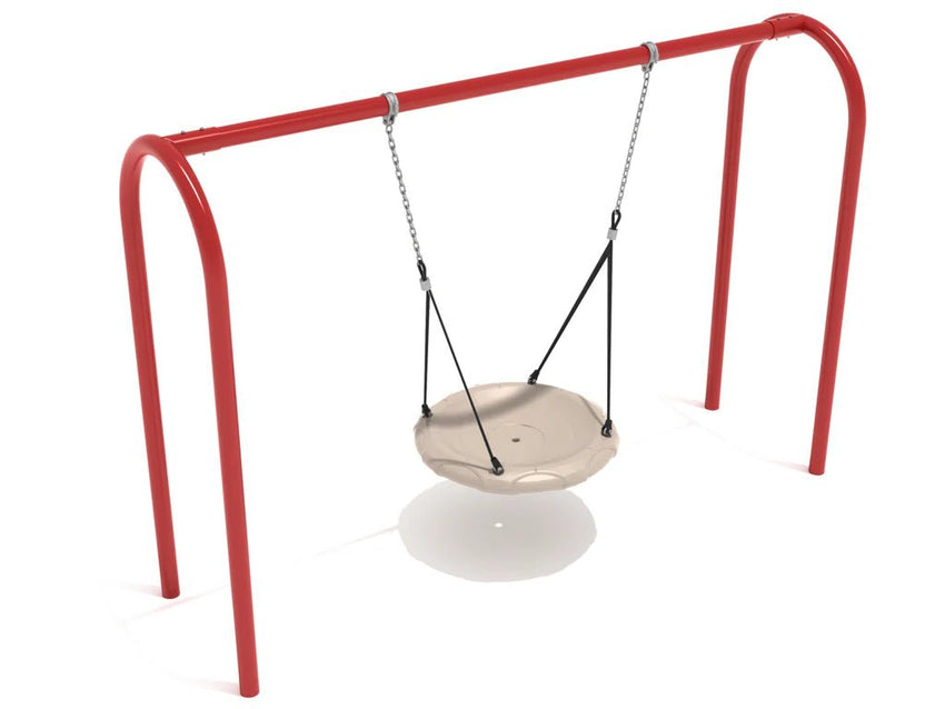 Playground Equipment 7 feet High Elite Arch Post Nest Swing (PSWNT001WSX) - SchoolOutlet