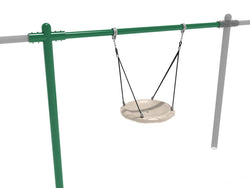 Playground Equipment 7 feet High Elite Single Post Nest Swing - Add a Bay (PSWNTAD002WSX)