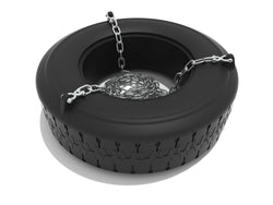 Playground Equipment 1 Seat Elite Tire Package with Seat, Chain, Clevis Connectors and Tool
 (PSWTIRX)
