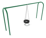 Playground Equipment 8 feet high Elite Arch Post Tire Swing (PSWTIRX) - SchoolOutlet