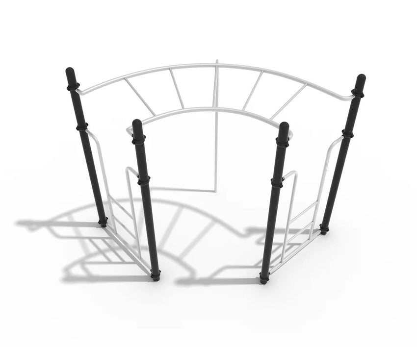 Playground Equipment Curve Rung Horizontal Ladder (PTC003) - SchoolOutlet