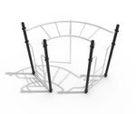 Playground Equipment Curve Rung Horizontal Ladder (PTC003) - SchoolOutlet