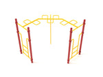 Playground Equipment 90 - Degree Snake Loop Ladder (PTC006) - SchoolOutlet