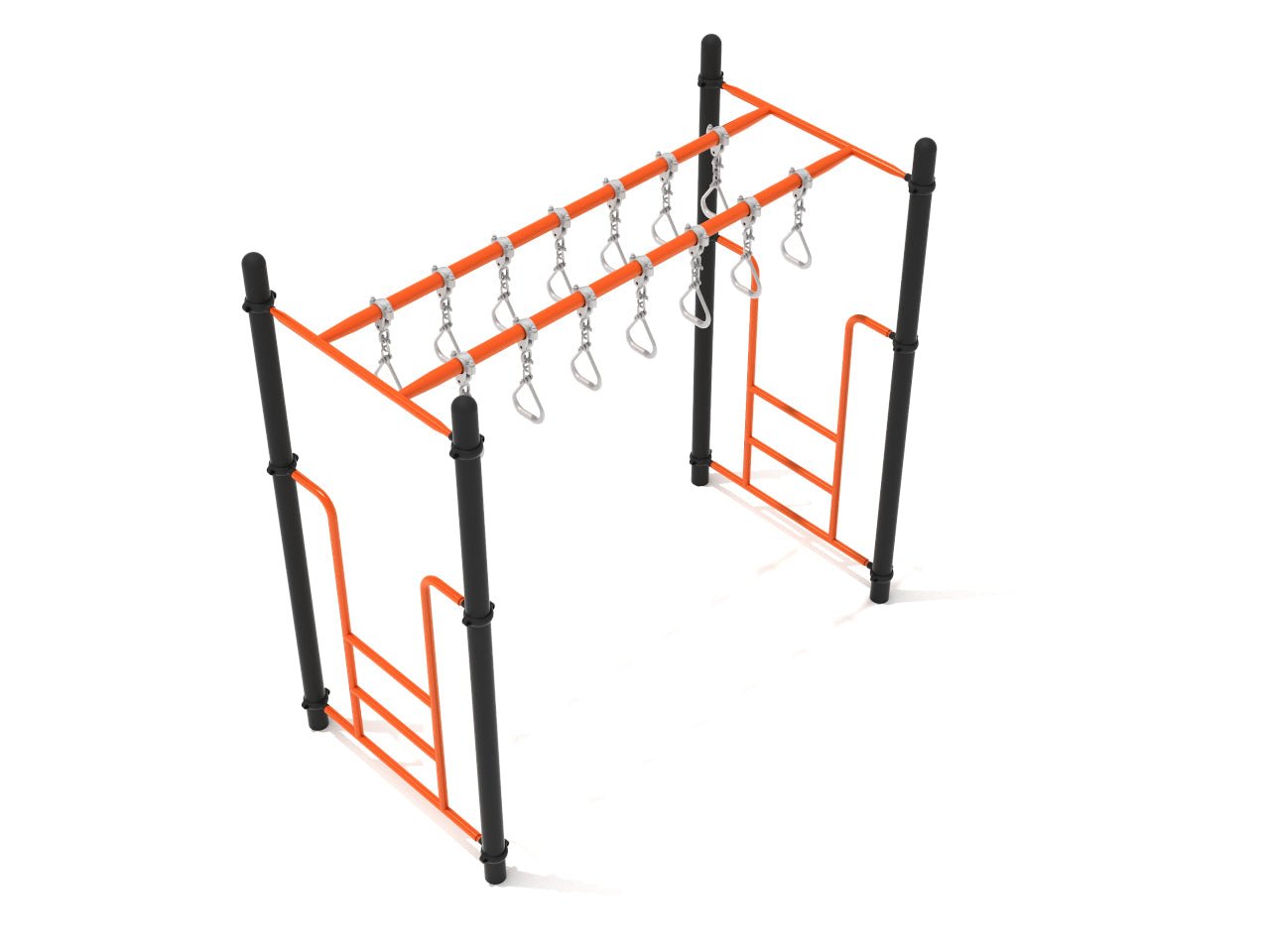 Playground Equipment Double Straight Swinging Ring Ladder (PTC010) - SchoolOutlet