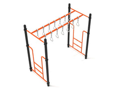 Playground Equipment Double Straight Swinging Ring Ladder (PTC010)