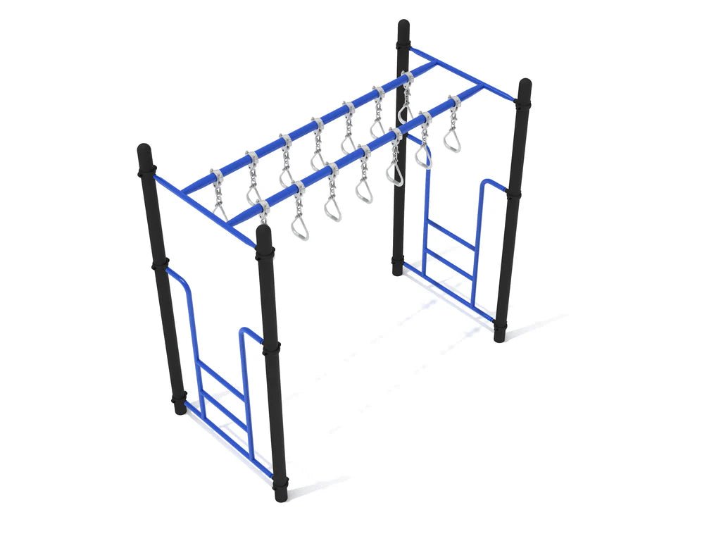 Playground Equipment Double Straight Swinging Ring Ladder (PTC010) - SchoolOutlet