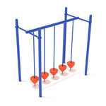 Playground Equipment Single Row Pebble Bridge (PTC017) - SchoolOutlet